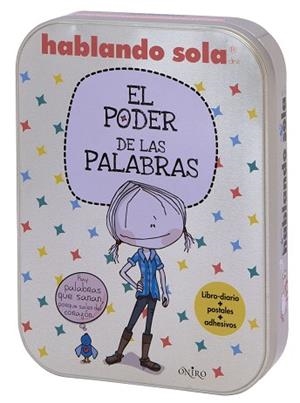 EL PODER DE LAS PALABRAS.LIBRO-DIARIO+POSTALES+ADHESIVOS  | 9788497547833 | HABLANDO SOLA | Libreria Geli - Librería Online de Girona - Comprar libros en catalán y castellano