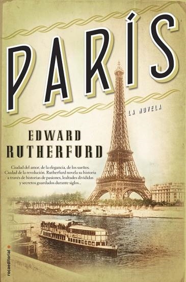PARÍS.LA NOVELA | 9788415729600 | RUTHERFURD,EDWARD | Libreria Geli - Librería Online de Girona - Comprar libros en catalán y castellano