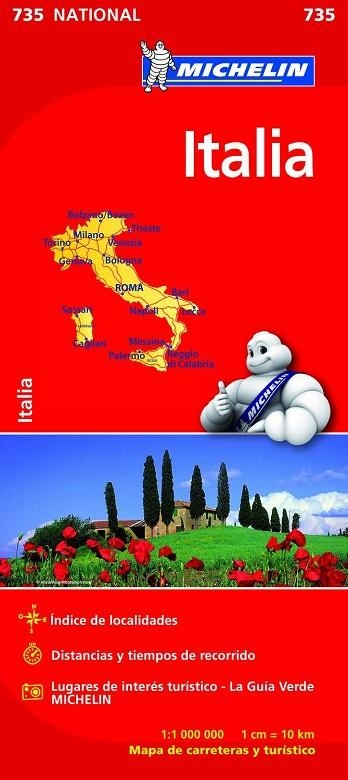 ITALIA(MAPA.EDICION 2015) | 9782067200173 | Libreria Geli - Librería Online de Girona - Comprar libros en catalán y castellano