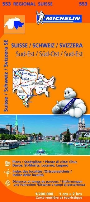 MAPA REGIONAL SUISSE SUD-EST/ SCHWEIZ SÜD-OST/ SVIZZERA SUD-EST 553 | 9782067183773 | VARIOS AUTORES | Libreria Geli - Librería Online de Girona - Comprar libros en catalán y castellano