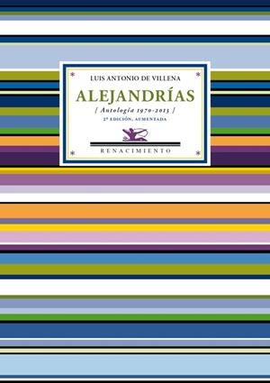 ALEJANDRÍAS (ANTOLOGÍA 1970-2013) | 9788416246120 | DE VILLENA,LUIS ANTONIO | Llibreria Geli - Llibreria Online de Girona - Comprar llibres en català i castellà