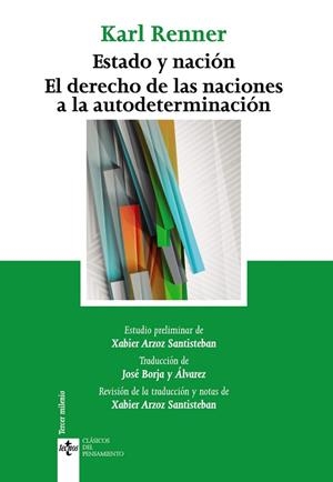 ESTADO Y NACIÓN. EL DERECHO DE LAS NACIONES A LA AUTODETERMINACIÓN | 9788430964970 | RENNER,KARL | Llibreria Geli - Llibreria Online de Girona - Comprar llibres en català i castellà