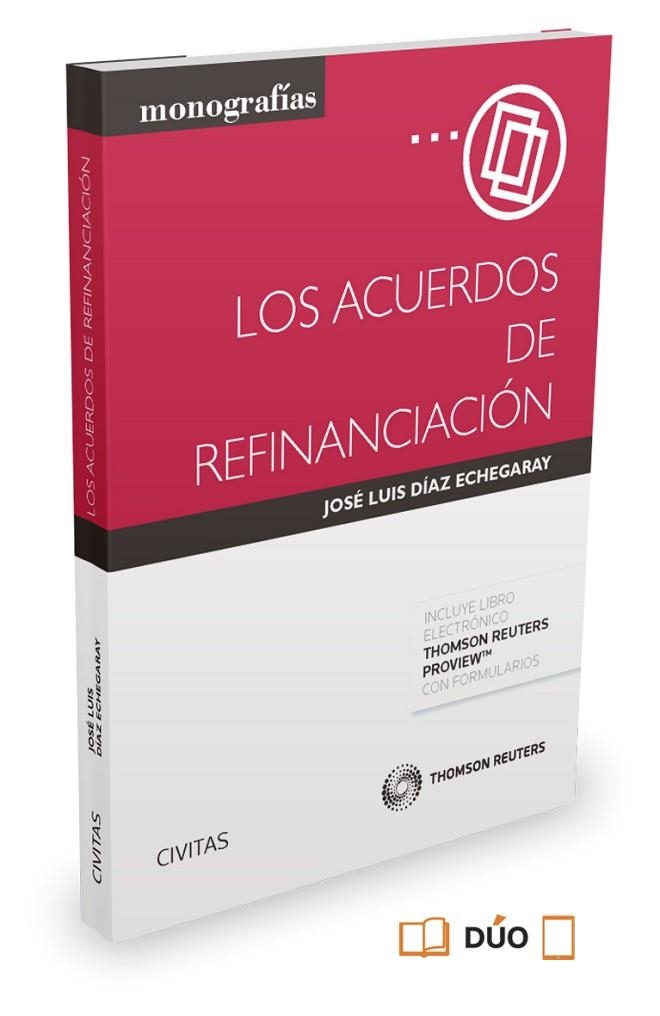 LOS ACUERDOS DE REFINANCIACIÓN | 9788447051663 | DÍAZ ECHEGARAY,JOSÉ LUIS | Libreria Geli - Librería Online de Girona - Comprar libros en catalán y castellano