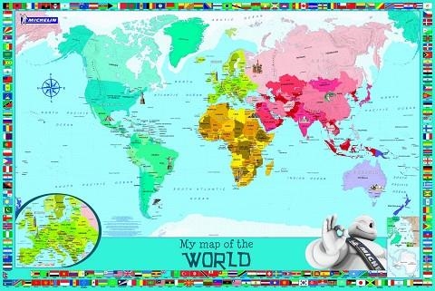 MY MAP OF THE WORLD | 9782067194014 | Llibreria Geli - Llibreria Online de Girona - Comprar llibres en català i castellà