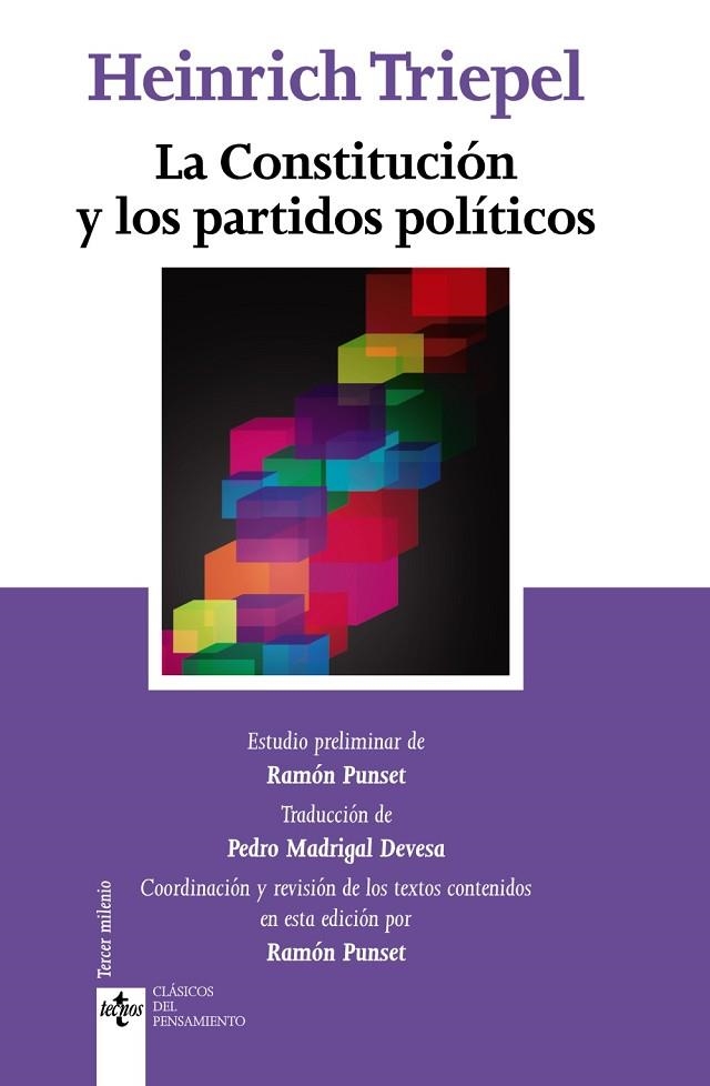 LA CONSTITUCIÓN Y LOS PARTIDOS POLÍTICOS | 9788430965502 | TRIEPEL,HEINRICH | Llibreria Geli - Llibreria Online de Girona - Comprar llibres en català i castellà