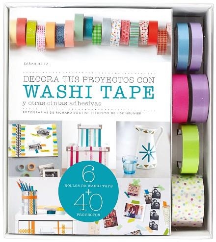 KIT DECORA TUS PROYECTOS CON WASHI TAPE Y OTRAS CINTAS ADHESIVAS | 9788448021238 | A.A.V.V. | Libreria Geli - Librería Online de Girona - Comprar libros en catalán y castellano