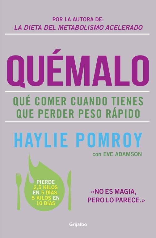 QUÉMALO.QUÉ COMER CUANDO TIENES QUE PERDER PESO RÁPIDO | 9788425353345 | POMROY,HAYLIE | Llibreria Geli - Llibreria Online de Girona - Comprar llibres en català i castellà