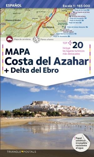 MAPA COSTA DEL AZAHAR + DELTA DEL EBRO | 9788484786313 | Llibreria Geli - Llibreria Online de Girona - Comprar llibres en català i castellà