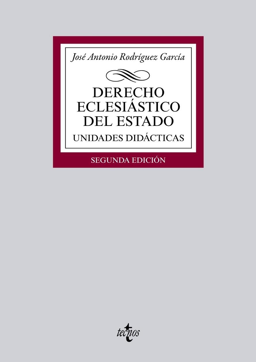 DERECHO ECLESIÁSTICO DEL ESTADO.UNIDADES DIDÁCTICAS (2ªED/2015) | 9788430966011 | RODRÍGUEZ GARCÍA,JOSÉ ANTONIO | Llibreria Geli - Llibreria Online de Girona - Comprar llibres en català i castellà