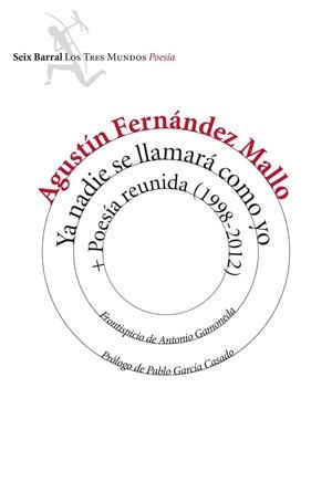 YA NADIE SE LLAMARÁ COMO YO + POESÍA REUNIDA (1998-2012) | 9788432225086 | FERNÁNDEZ MALLO,AGUSTÍN | Libreria Geli - Librería Online de Girona - Comprar libros en catalán y castellano