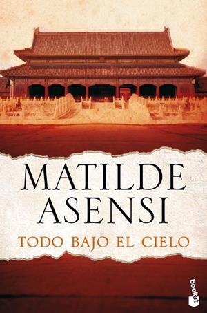 TODO BAJO EL CIELO | 9788408144106 | ASENSI,MATILDE | Libreria Geli - Librería Online de Girona - Comprar libros en catalán y castellano