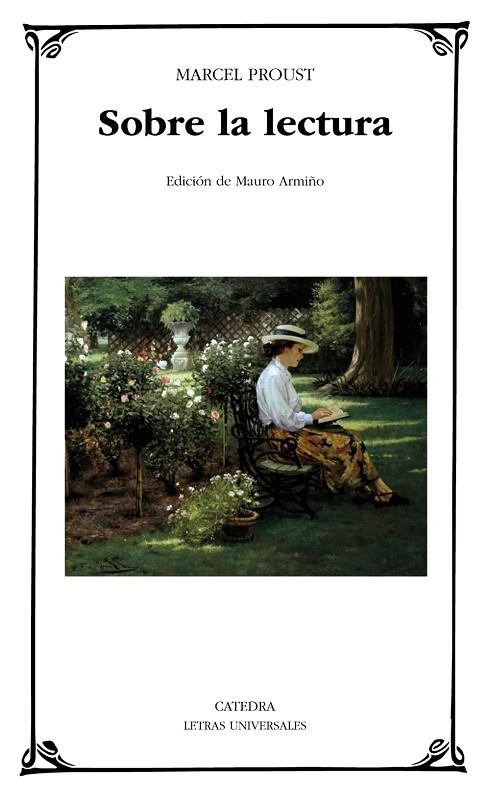 SOBRE LA LECTURA | 9788437634609 | PROUST,MARCEL | Libreria Geli - Librería Online de Girona - Comprar libros en catalán y castellano