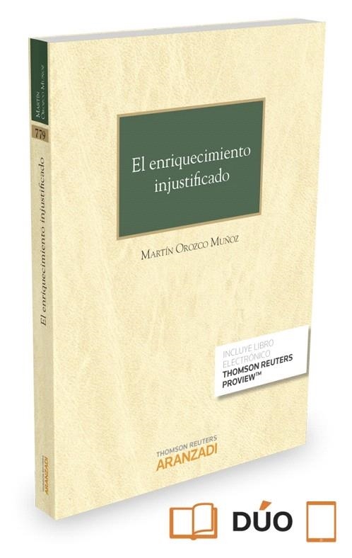 EL ENRIQUECIMIENTO INJUSTIFICADO  | 9788490986585 | OROZCO MUÑOZ,MARTIN | Llibreria Geli - Llibreria Online de Girona - Comprar llibres en català i castellà