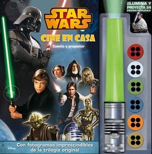 STAR WARS.CINE EN CASA.SABLE LÁSER (CUENTO Y PROYECTOR) | 9788408144847 | A.A.V.V. | Libreria Geli - Librería Online de Girona - Comprar libros en catalán y castellano