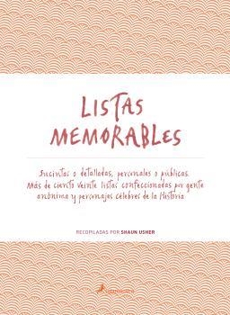 LISTAS MEMORABLES | 9788498387179 | USHER,SHAUN | Llibreria Geli - Llibreria Online de Girona - Comprar llibres en català i castellà