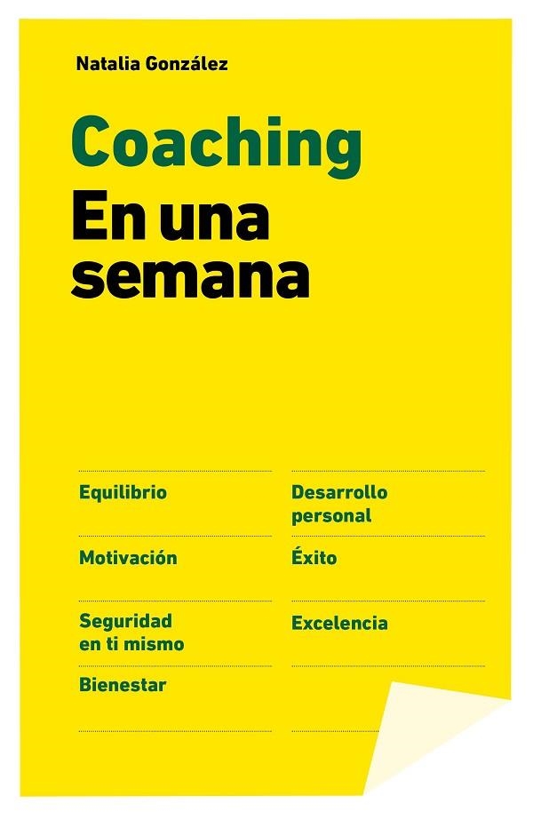 COACHING EN UNA SEMANA | 9788498754216 | GONZÁLEZ,NATALIA | Libreria Geli - Librería Online de Girona - Comprar libros en catalán y castellano