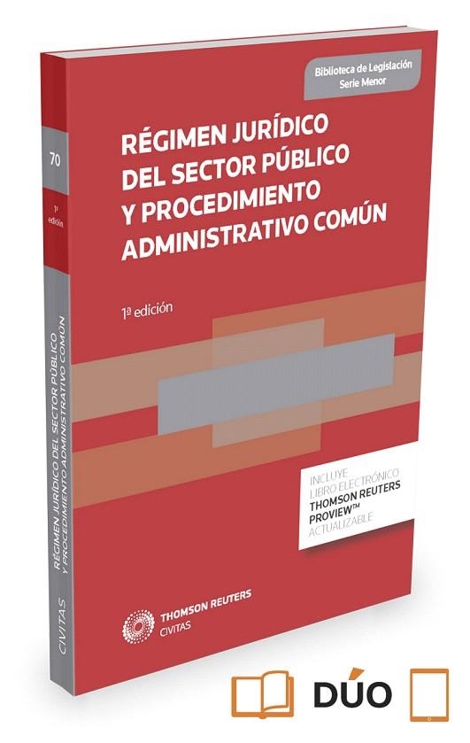 RÉGIMEN JURÍDICO DEL SECTOR PÚBLICO Y PROCEDIMIENTO ADMINISTRATIVO COMÚN | 9788490987292 | Llibreria Geli - Llibreria Online de Girona - Comprar llibres en català i castellà