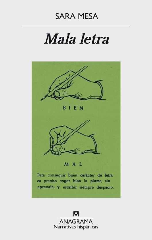 MALA LETRA | 9788433998057 | MESA,SARA | Llibreria Geli - Llibreria Online de Girona - Comprar llibres en català i castellà