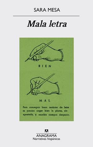 MALA LETRA | 9788433998057 | MESA,SARA | Llibreria Geli - Llibreria Online de Girona - Comprar llibres en català i castellà