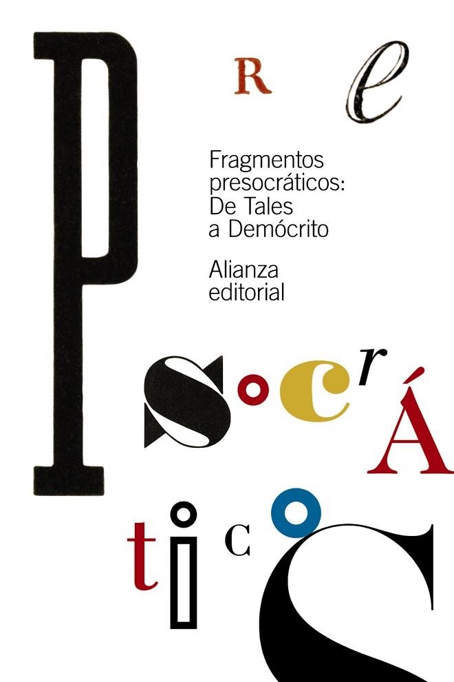 FRAGMENTOS PRESOCRÁTICOS.DE TALES A DEMÓCRITO | 9788491042204 | Llibreria Geli - Llibreria Online de Girona - Comprar llibres en català i castellà