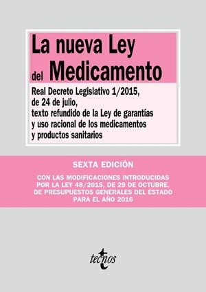 LA NUEVA LEY DEL MEDICAMENTO (6ªED/2016) | 9788430968602 | A.A.V.V. | Llibreria Geli - Llibreria Online de Girona - Comprar llibres en català i castellà