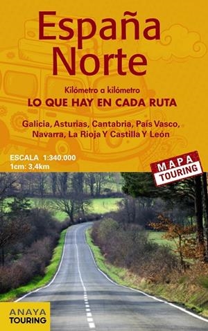 MAPA DE CARRETERES ESPAÑA NORTE (ESCALA 1:340 000) | 9788499358642 | Llibreria Geli - Llibreria Online de Girona - Comprar llibres en català i castellà