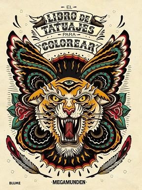 LIBRO DE TATUAJES PARA COLOREAR | 9788498018899 | MEGAMUNDEN | Llibreria Geli - Llibreria Online de Girona - Comprar llibres en català i castellà