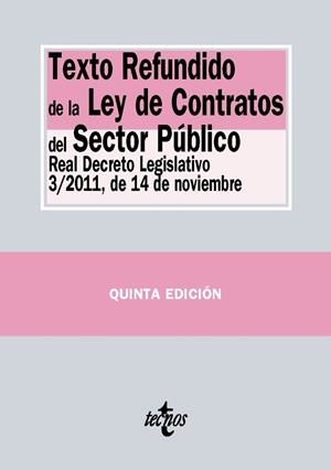 TEXTO REFUNDIDO DE LA LEY DE CONTRATOS DEL SECTOR PÚBLICO | 9788430968831 | EDITORIAL TECNOS | Llibreria Geli - Llibreria Online de Girona - Comprar llibres en català i castellà