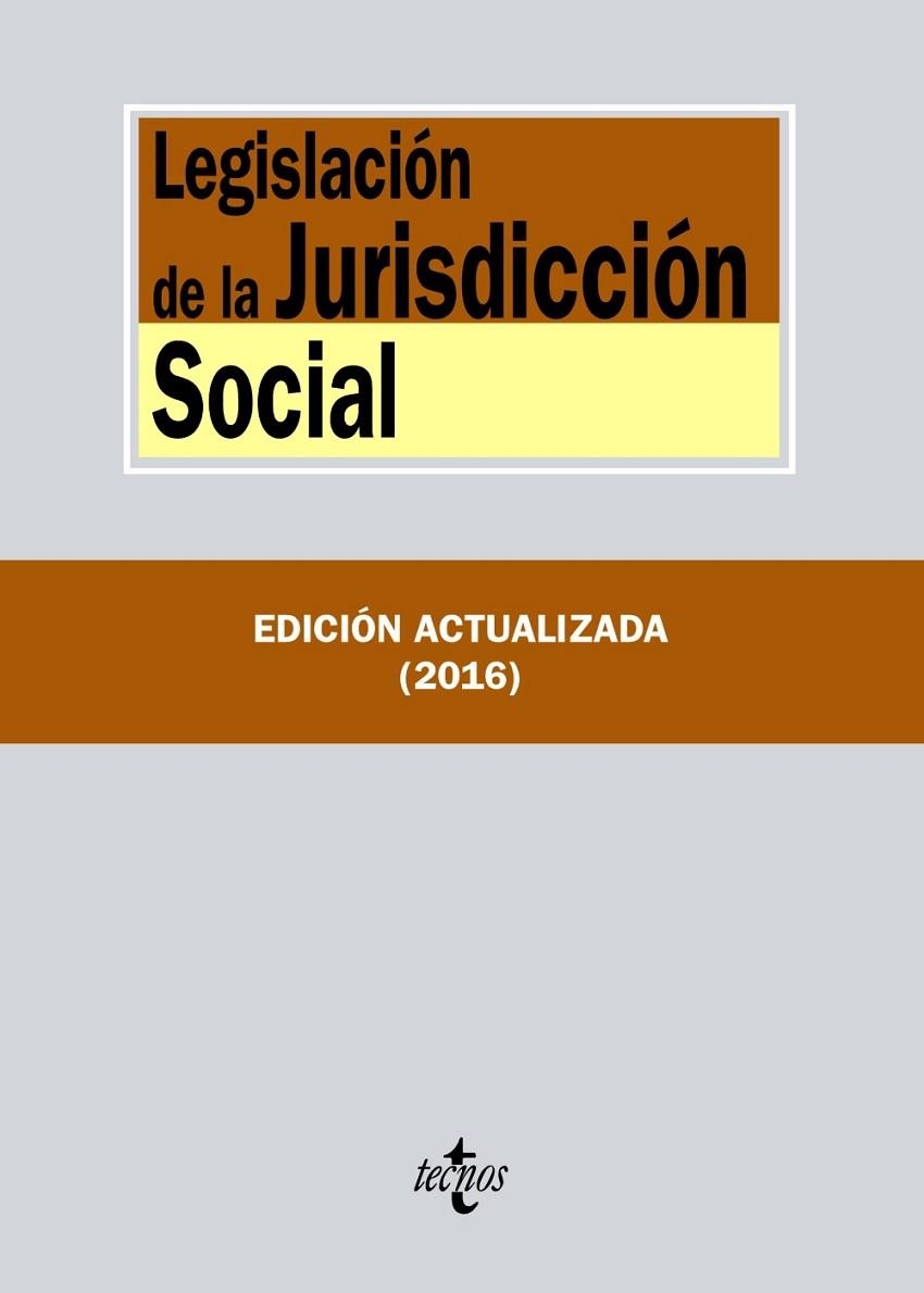 LEGISLACIÓN DE LA JURISDICCIÓN SOCIAL (ED.2016) | 9788430968824 | A.A.V.V. | Llibreria Geli - Llibreria Online de Girona - Comprar llibres en català i castellà