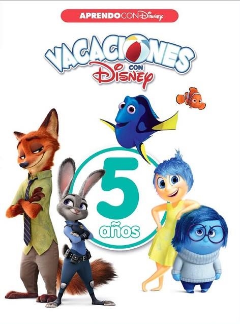 VACACIONES CON DISNEY.5 AÑOS | 9788416548491 | DISNEY | Libreria Geli - Librería Online de Girona - Comprar libros en catalán y castellano