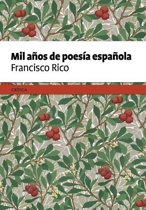 MIL AÑOS DE POESÍA ESPAÑOLA | 9788498929645 | RICO,FRANCISCO  | Libreria Geli - Librería Online de Girona - Comprar libros en catalán y castellano