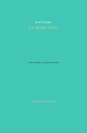 LA MISMA SAVIA | 9788416453511 | SABORIT,JOSÉ | Llibreria Geli - Llibreria Online de Girona - Comprar llibres en català i castellà