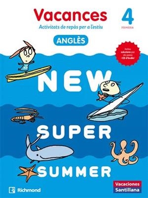 NEW SUPER SUMMER(4T PRIMÀRIA.ACTIVITATS DE REPÀS PER A L'ESTIU.SB+AUDIO CATALÀ) | 9788466823067 |   | Llibreria Geli - Llibreria Online de Girona - Comprar llibres en català i castellà