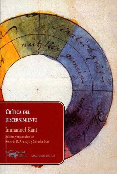 CRÍTICA DEL DISCERNIMIENTO | 9788477743859 | KANT,IMMANUEL | Llibreria Geli - Llibreria Online de Girona - Comprar llibres en català i castellà