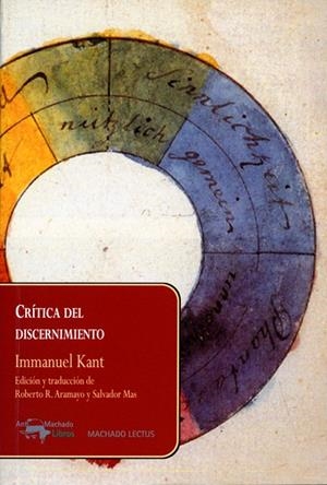 CRÍTICA DEL DISCERNIMIENTO | 9788477743859 | KANT,IMMANUEL | Llibreria Geli - Llibreria Online de Girona - Comprar llibres en català i castellà