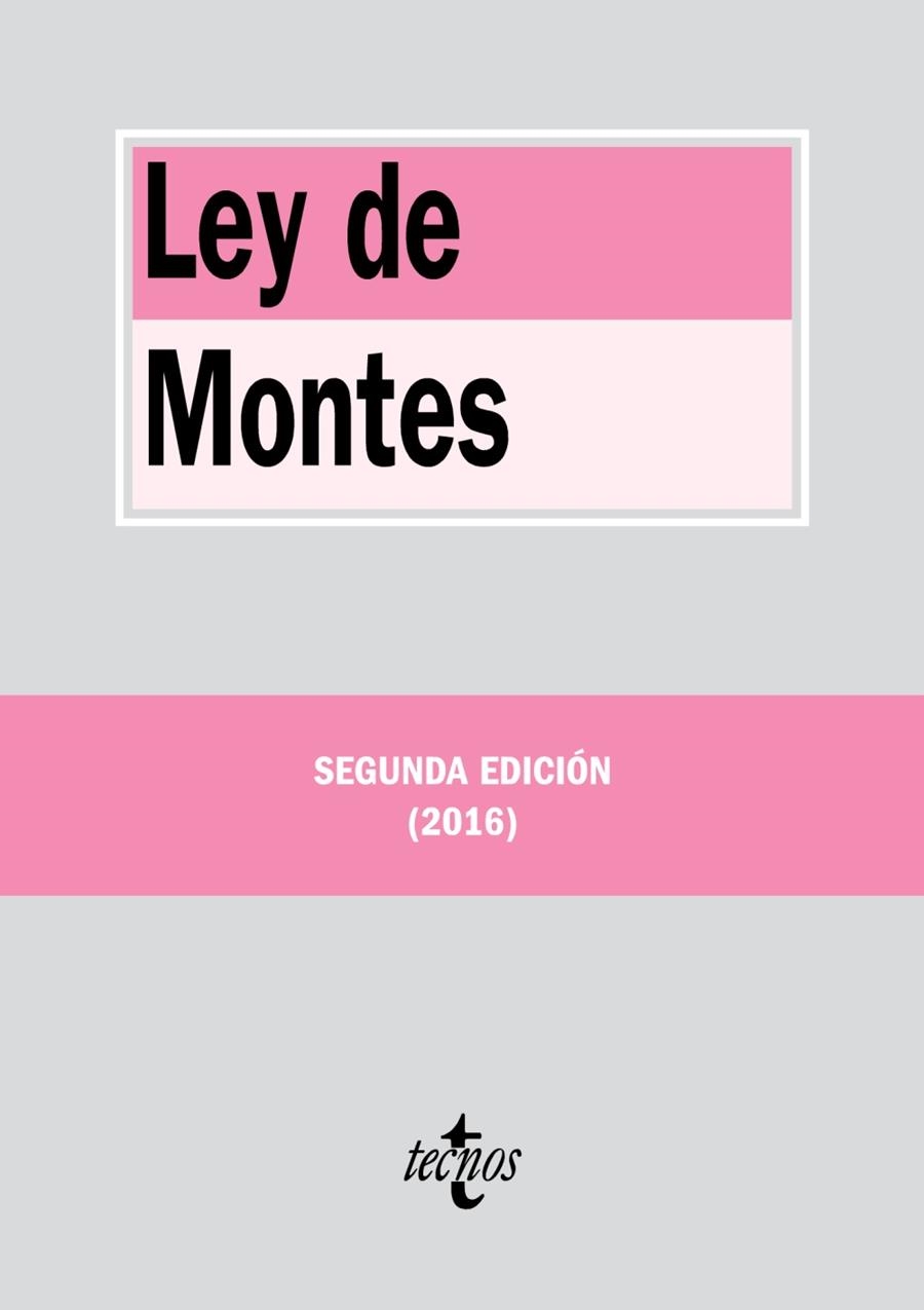 LEY DE MONTES(2ª EDICION 2016) | 9788430970643 |   | Libreria Geli - Librería Online de Girona - Comprar libros en catalán y castellano