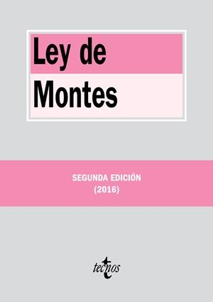 LEY DE MONTES(2ª EDICION 2016) | 9788430970643 |   | Libreria Geli - Librería Online de Girona - Comprar libros en catalán y castellano