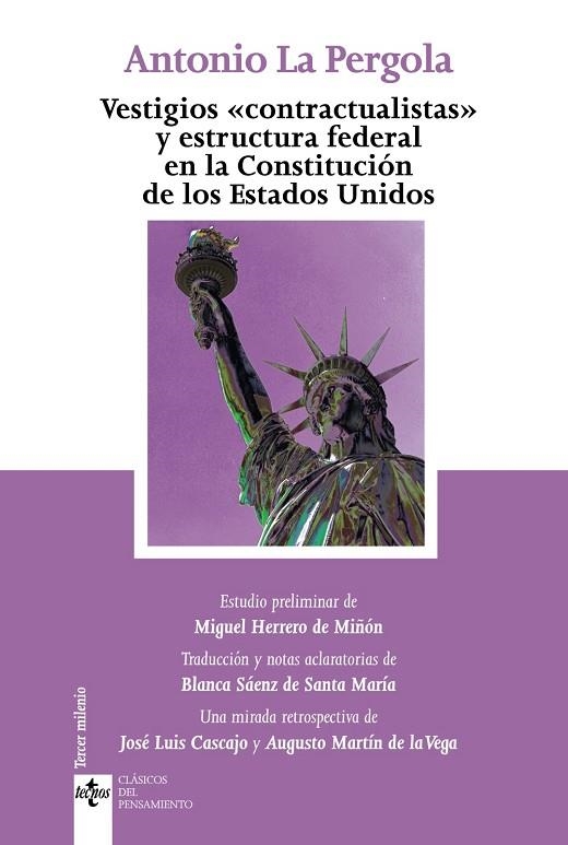 VESTIGIOS CONTRACTUALISTAS Y ESTRUCTURA FEDERAL EN LA CONSTITUCIÓN DE LOS ESTADOS UNIDOS | 9788430967094 | LA PERGOLA,ANTONIO | Libreria Geli - Librería Online de Girona - Comprar libros en catalán y castellano