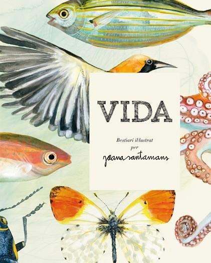 VIDA.BESTIARI IL·LUSTRAT PER JOANA SANTAMANS | 9788416670000 | SANTAMANS,JOANA | Libreria Geli - Librería Online de Girona - Comprar libros en catalán y castellano