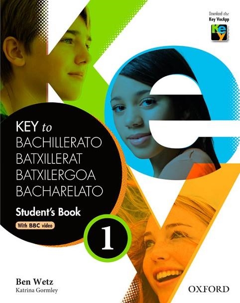 KEY TO BACHILLERATO-1(STUDENT'S BOOK) | 9780194611053 | WETZ,BEN | Libreria Geli - Librería Online de Girona - Comprar libros en catalán y castellano