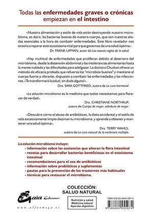 LA SOLUCIÓN MICROBIOMA | 9788484455974 | CHUTKAN,ROBYNNE | Llibreria Geli - Llibreria Online de Girona - Comprar llibres en català i castellà