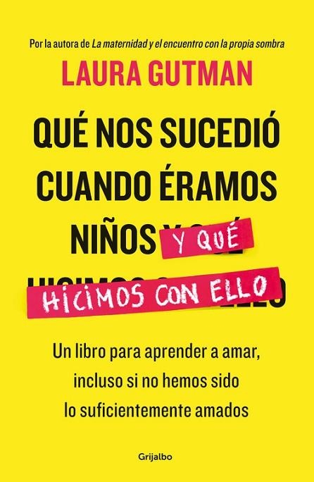 QUÉ NOS SUCEDIÓ CUANDO ÉRAMOS NIÑOS Y QUÉ HICIMOS CON ELLO UN LIBRO PARA APRENDER A AMAR, INCLUSO SI NO HEMOS SIDO LO SUFICIENTEMENTE AMADO | 9788425354717 | GUTMAN,LAURA | Llibreria Geli - Llibreria Online de Girona - Comprar llibres en català i castellà