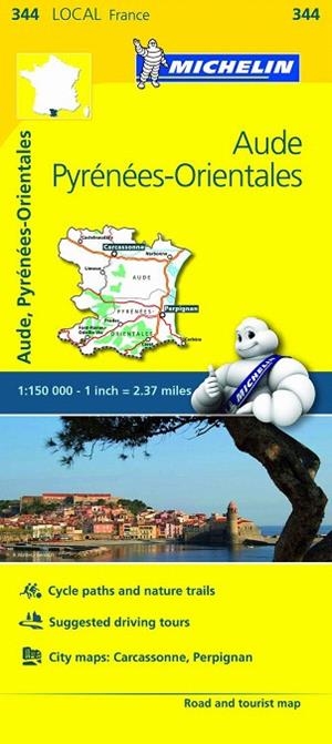 MAPA LOCAL FRANÇA 344 (AUDE,PYRÉNÉES-ORIENTALES) | 9782067210783 | V.V.A.A. | Llibreria Geli - Llibreria Online de Girona - Comprar llibres en català i castellà
