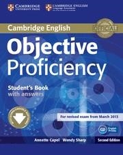 OBJECTIVE PROFICIENCY(STUDENT'S BOOK WITH ANSWERS WITH DOWNLOADABLE SOFTWARE.SECOND EDITION) | 9781107646377 | CAPEL,ANNETTE/SHARP, WENDY | Libreria Geli - Librería Online de Girona - Comprar libros en catalán y castellano