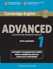 CAMBRIDGE ENGLISH ADVANCED-1 FOR REVISED EXAM FROM 2015 STUDENT'S BOOK WITH ANSWER | 9781107653511 | CAMBRIDGE ENGLISH LANGUAGE ASSESSMENT | Llibreria Geli - Llibreria Online de Girona - Comprar llibres en català i castellà