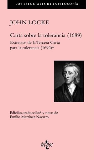 CARTA SOBRE LA TOLERANCIA(1689)EXTRACTOS DE LA TERCERA CARTA DE LA TOLERANCIA(1962) | 9788430970834 | LOCKE,JOHN | Libreria Geli - Librería Online de Girona - Comprar libros en catalán y castellano