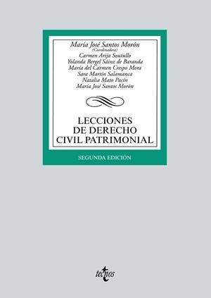 LECCIONES DE DERECHO CIVIL PATRIMONIAL(2ª EDICION 2017) | 9788430971084 | SANTOS MORÓN,MARÍA JOSÉ/ARIJA SOUTULLO,CARMEN/BERGEL SAINZ DE BARANDA,YOLANDA/CRESPO MORA,MARÍA  | Libreria Geli - Librería Online de Girona - Comprar libros en catalán y castellano