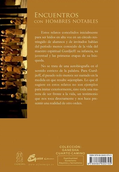 ENCUENTROS CON HOMBRES NOTABLES | 9788484455745 | GURDJIEFF,G. I. | Libreria Geli - Librería Online de Girona - Comprar libros en catalán y castellano