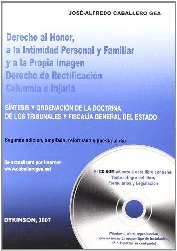 DERECHO AL HONOR,A LA INTIMIDAD PERSONAL Y FAMILIAR Y A LA PROPIA IMAGEN | 9788497729918 | CABALLERO GEA,JOSE ALFREDO | Libreria Geli - Librería Online de Girona - Comprar libros en catalán y castellano