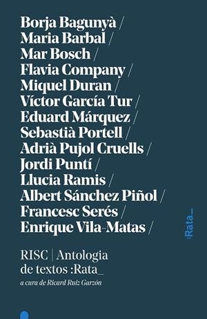RISC.ANTOLOGIA DE TEXTOS | 9788494489129 | A.A.D.D. | Libreria Geli - Librería Online de Girona - Comprar libros en catalán y castellano